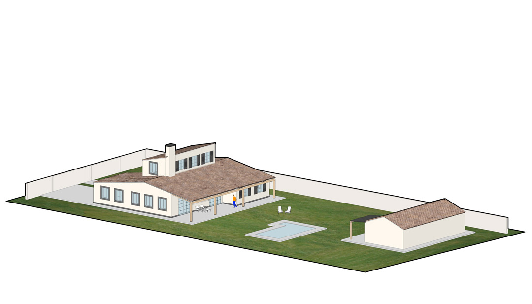 Casa Moderna Obra Nueva